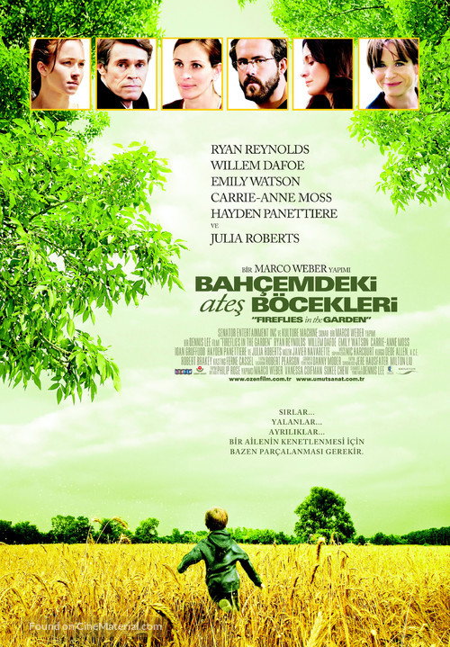 Fireflies in the Garden - Turkish Movie Poster