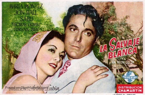 White Savage - Spanish Movie Poster