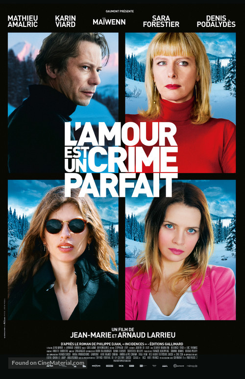 L&#039;amour est un crime parfait - Canadian Movie Poster