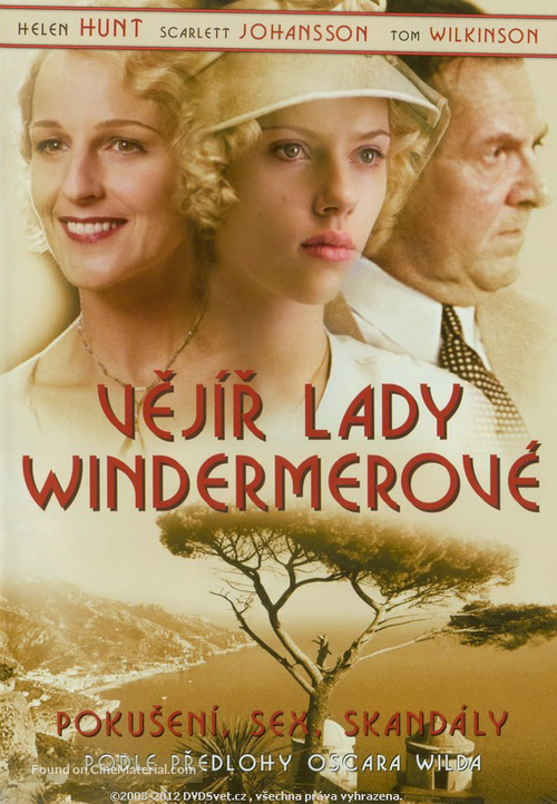 A Good Woman - Czech DVD movie cover