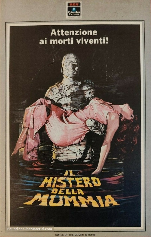 The Curse of the Mummy&#039;s Tomb - Italian VHS movie cover