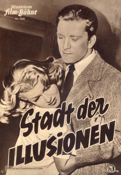 The Bad and the Beautiful - German poster