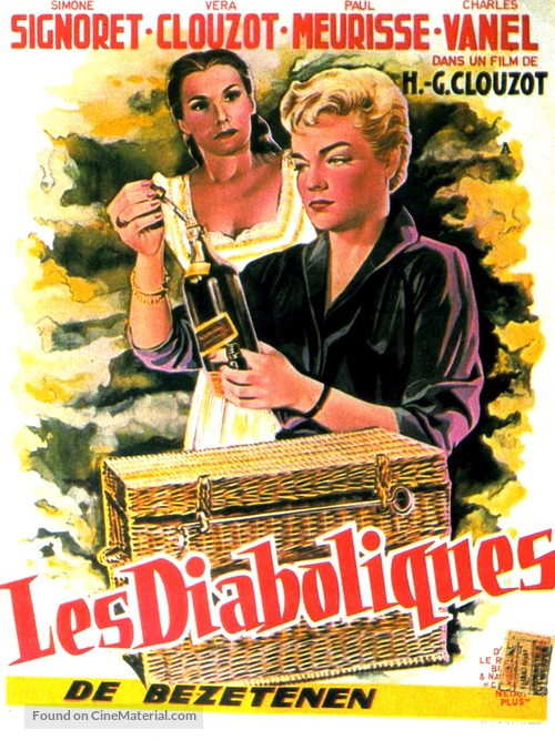 Les diaboliques - Belgian Movie Poster