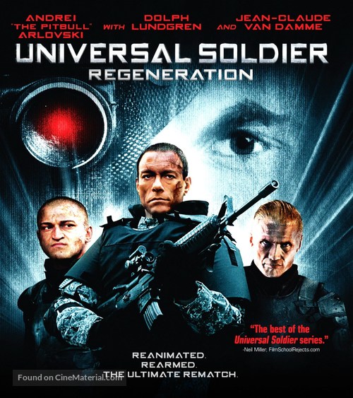 Universal Soldier: Regeneration - Blu-Ray movie cover