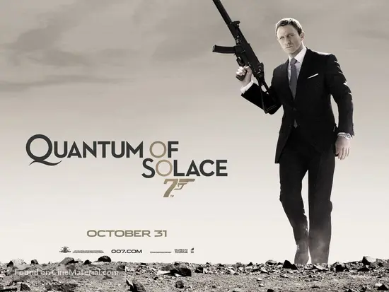 Quantum of Solace - British Movie Poster