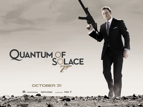 Quantum of Solace - British Movie Poster