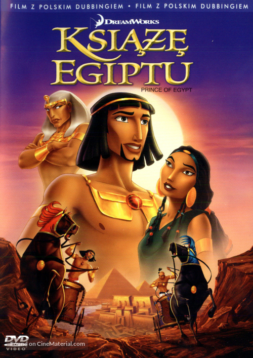 The Prince of Egypt - Polish DVD movie cover