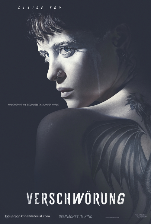 The Girl in the Spider&#039;s Web - German Movie Poster