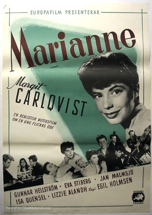 Marianne - Swedish Movie Poster