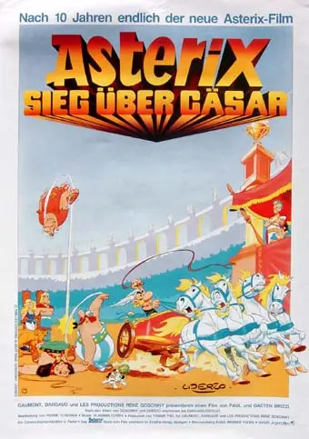 Ast&eacute;rix et la surprise de C&eacute;sar - German Movie Poster