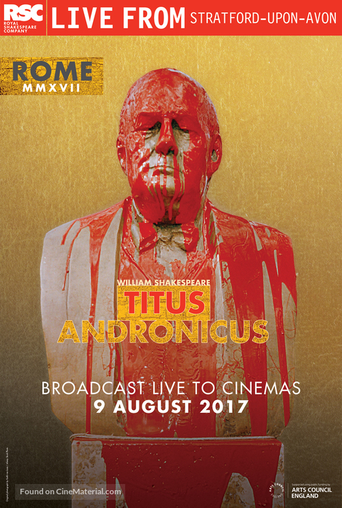 RSC Live: Titus Andronicus - British Movie Poster