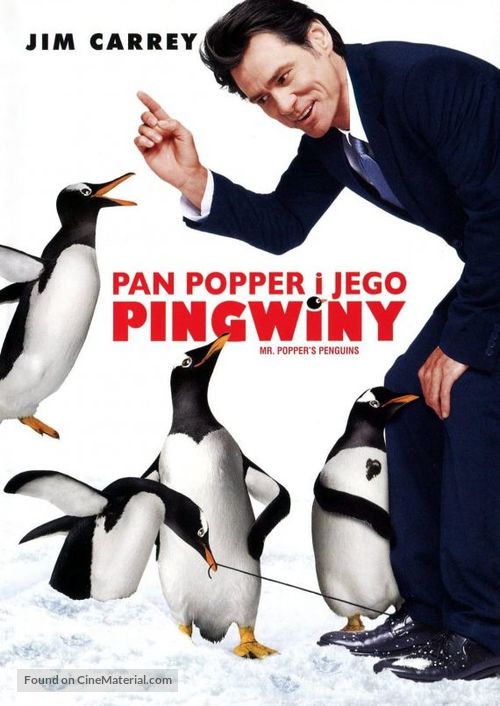 Mr. Popper&#039;s Penguins - Polish DVD movie cover