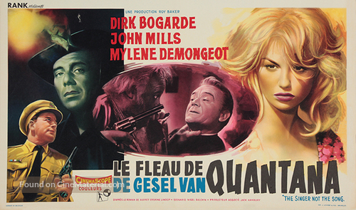 The Singer Not the Song - Belgian Movie Poster