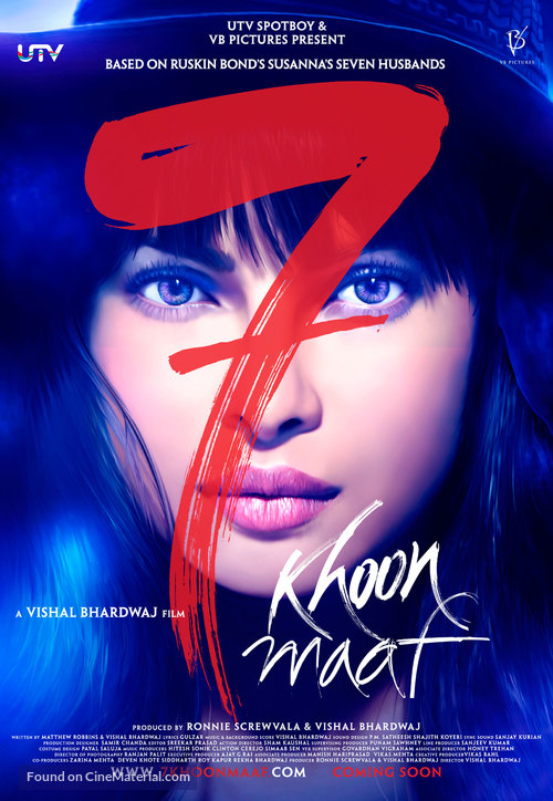 Saat Khoon Maaf - Indian Movie Poster