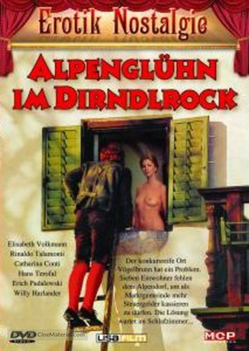 Alpengl&uuml;hn im Dirndlrock - German DVD movie cover