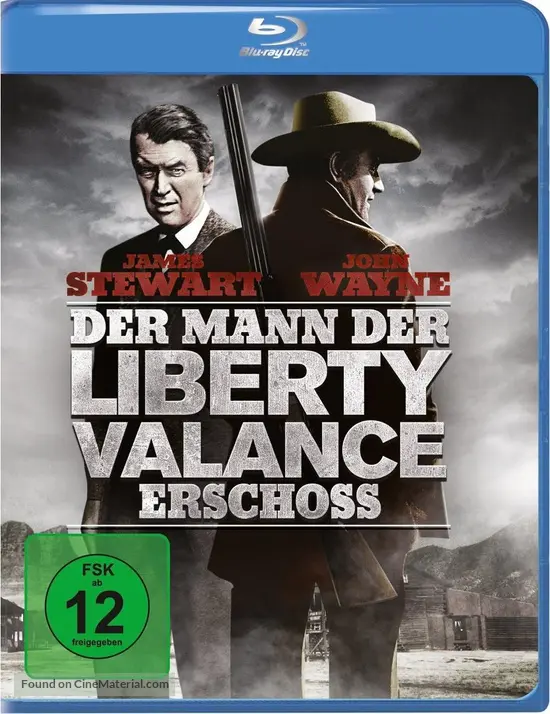 The Man Who Shot Liberty Valance - German Blu-Ray movie cover