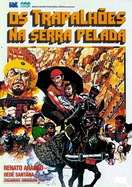 Os Trapalh&otilde;es na Serra Pelada - Brazilian Movie Poster