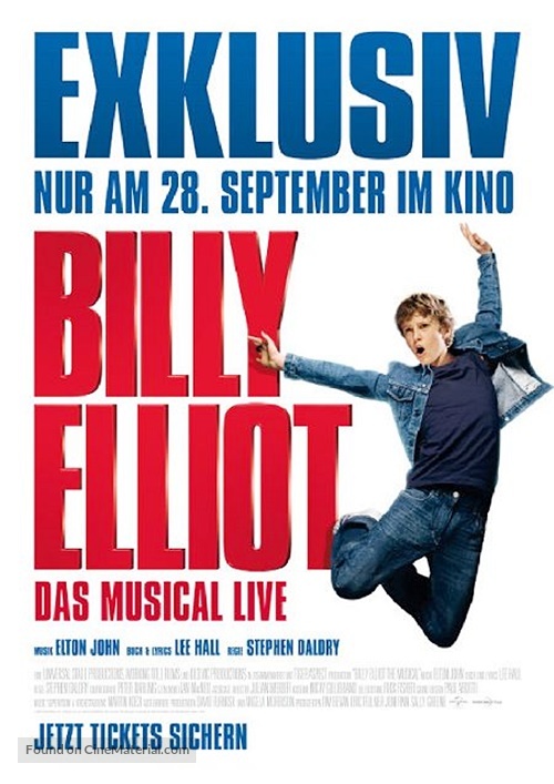 Billy Elliot the Musical - German Movie Poster