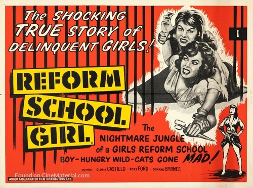 Reform School Girl - British Movie Poster