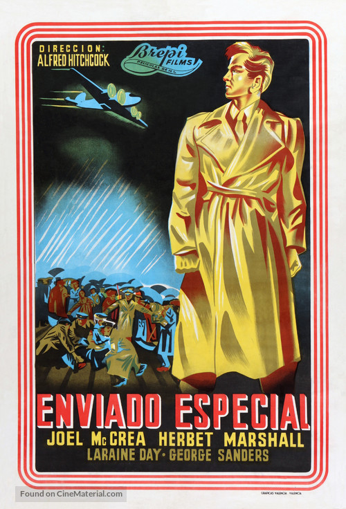 Foreign Correspondent - Spanish Movie Poster
