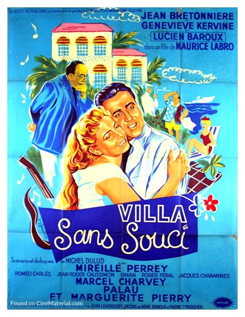 La villa Sans-Souci - French Movie Poster