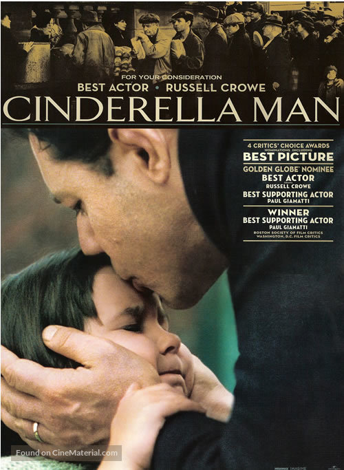 Cinderella Man - For your consideration movie poster