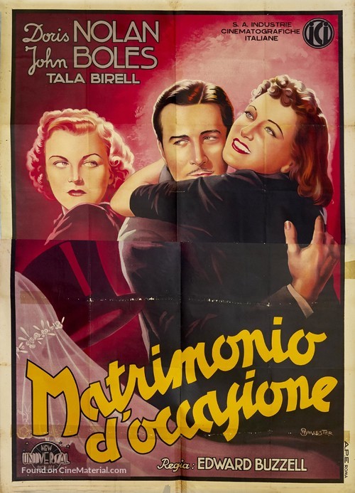 As Good as Married - Italian Movie Poster