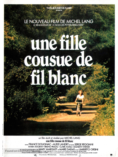 Une fille cousue de fil blanc - French Movie Poster