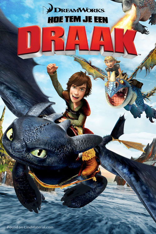 How to Train Your Dragon - Dutch DVD movie cover