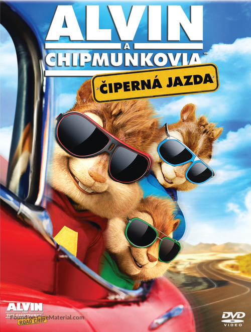Alvin and the Chipmunks: The Road Chip - Slovak DVD movie cover