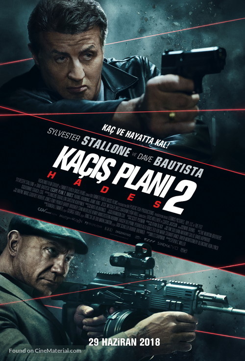 Escape Plan 2: Hades - Turkish Movie Poster