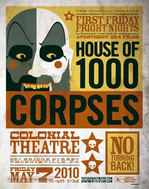 House of 1000 Corpses - Re-release movie poster