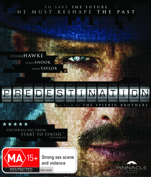 Predestination - Australian Blu-Ray movie cover