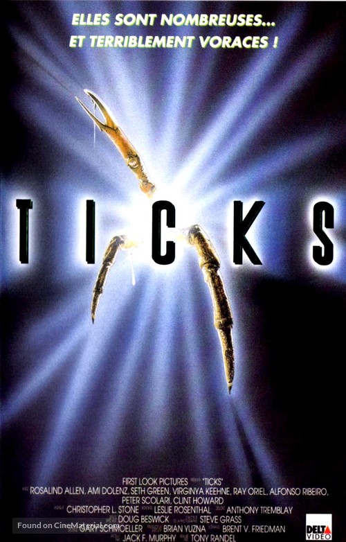 Ticks - French VHS movie cover