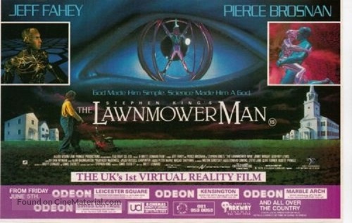The Lawnmower Man - British Movie Poster