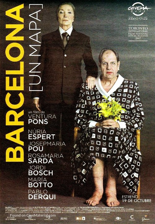 Barcelona (un mapa) - Spanish poster