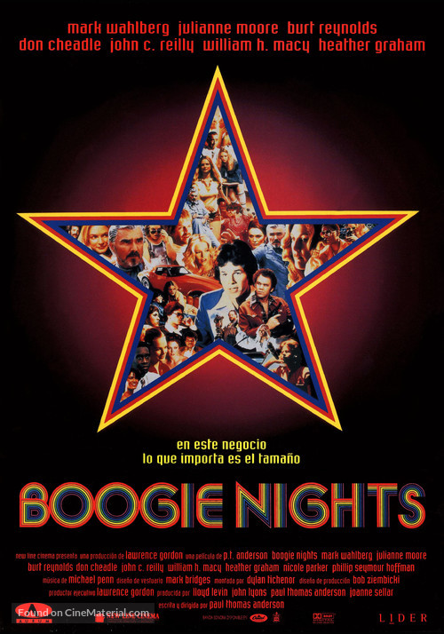 Boogie Nights - Spanish Movie Poster