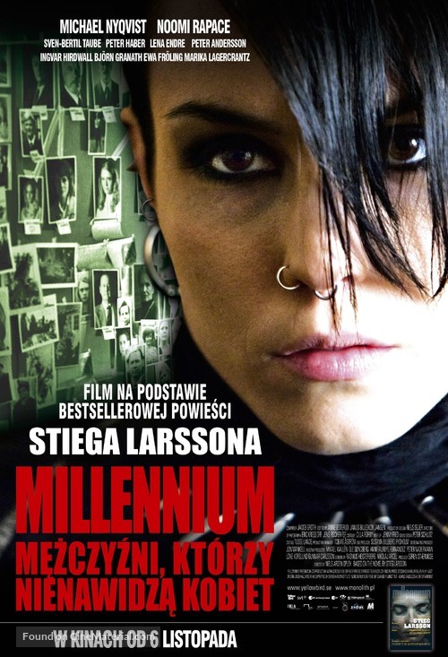 M&auml;n som hatar kvinnor - Polish Movie Poster