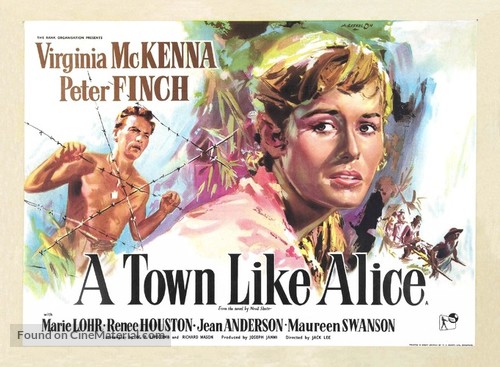 A Town Like Alice - British Movie Poster
