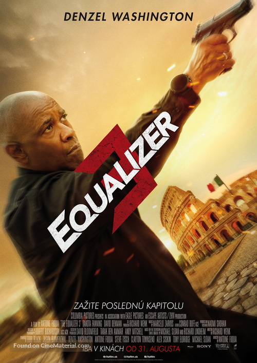 The Equalizer 3 - Slovak Movie Poster