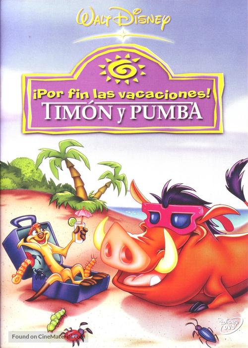 &quot;Timon &amp; Pumbaa&quot; - Spanish DVD movie cover