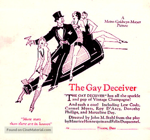 The Gay Deceiver - Movie Poster