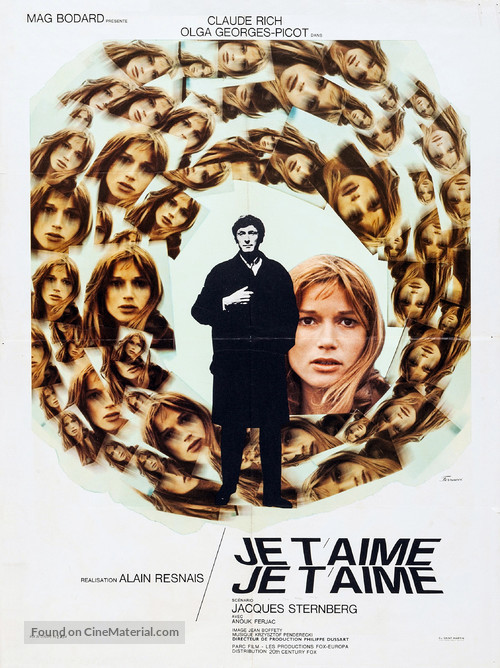 Je t&#039;aime, je t&#039;aime - French Movie Poster