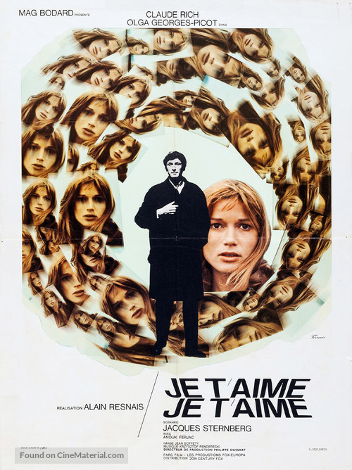 Je t&#039;aime, je t&#039;aime - French Movie Poster