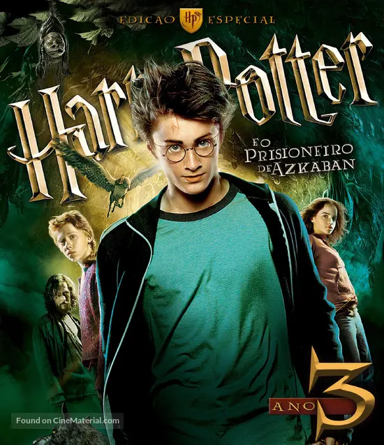 Harry Potter and the Prisoner of Azkaban - Brazilian Movie Cover