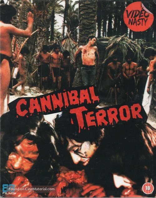 Terreur cannibale - British Blu-Ray movie cover