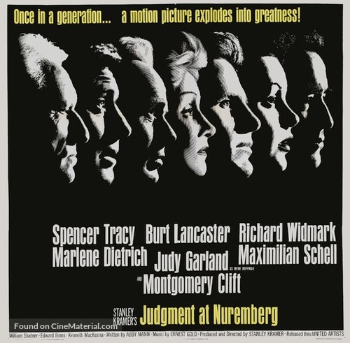 Judgment at Nuremberg - Movie Poster