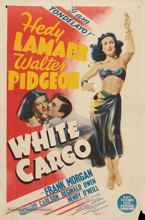 White Cargo - Australian Movie Poster