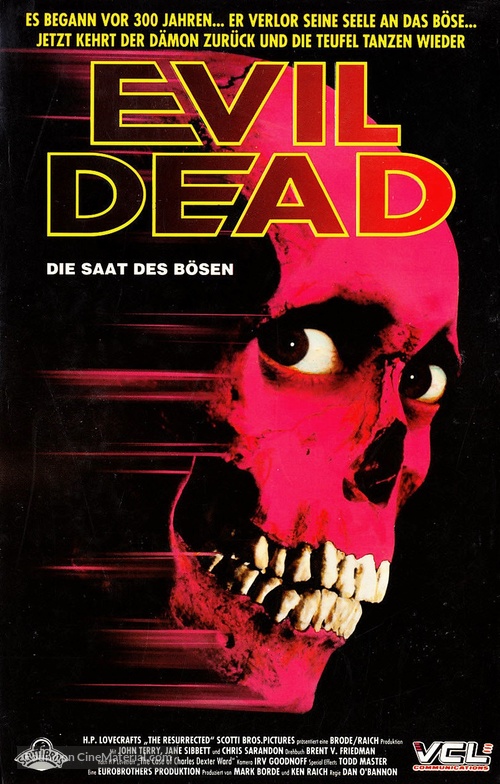 The Resurrected - German VHS movie cover