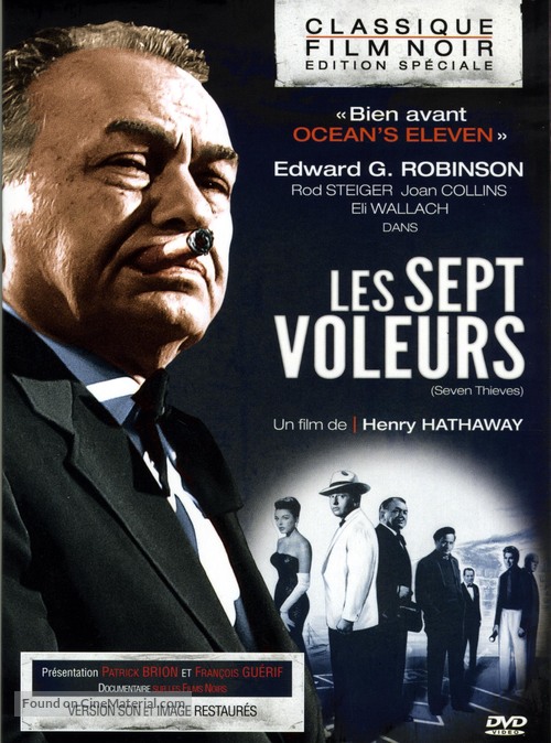 Seven Thieves - French DVD movie cover